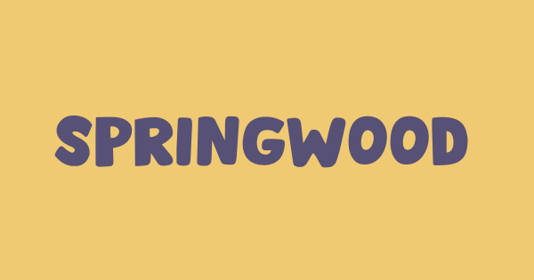 Springwood Display font thumbnail